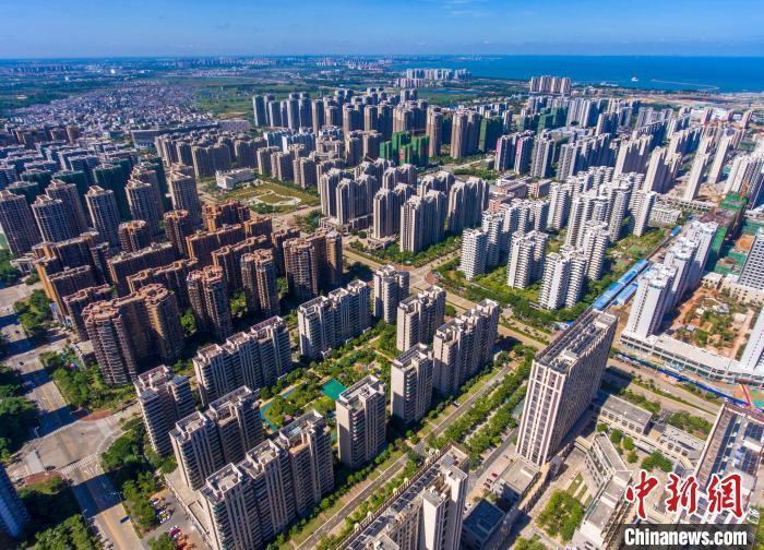 資料圖：航拍某房地產(chǎn)項目。 駱云飛 攝