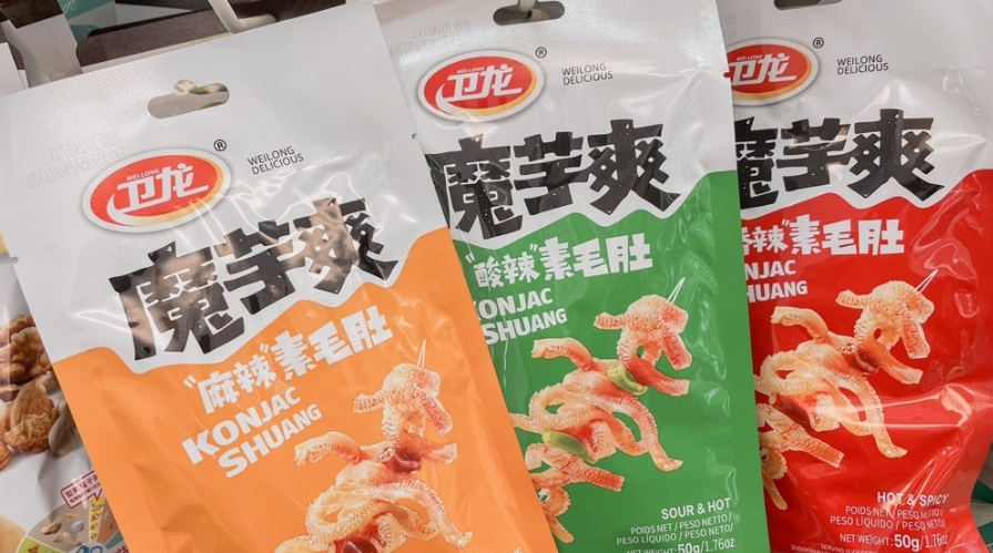 圖為魔芋爽。圖片來源：臺(tái)灣《聯(lián)合報(bào)》楊雅婷攝。